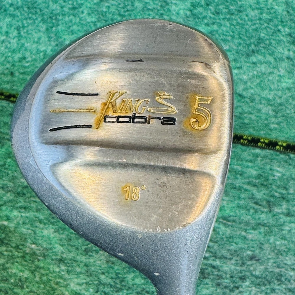 Vintage King Cobra 5 18° Fairway Wood Mens RH Lightweight R Med Steel Shaft